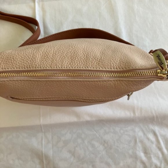 Valentina Blush Leather Bucket Handbag - Picture 5 of 13